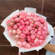 Большой букет из веток кустовой пион розы премиального сорта Silva Pink
