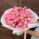 Большой букет из веток кустовой пион розы премиального сорта Silva Pink