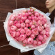 Большой букет из веток кустовой пион розы премиального сорта Silva Pink