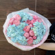 Букет из гортензий и кустовой пион розы